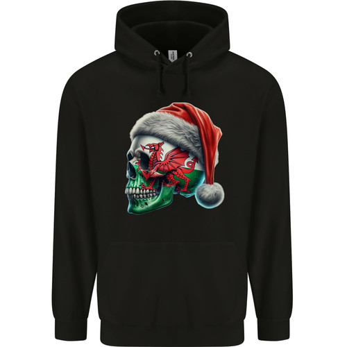 Welsh christmas skull - skull, xmas