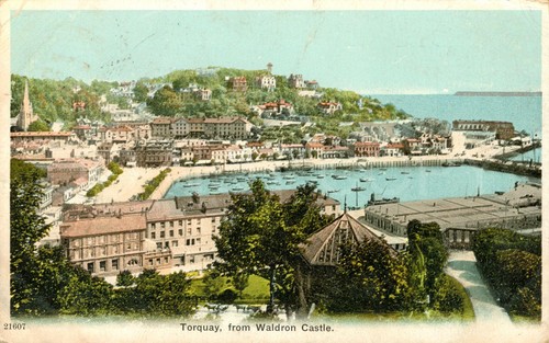 Torquay vintage postcard - vintage,