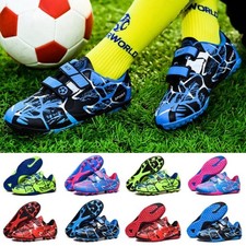 Kids Soccer Cleats Comfort Football Shoes Girls Boys Low Top Training Non Slip