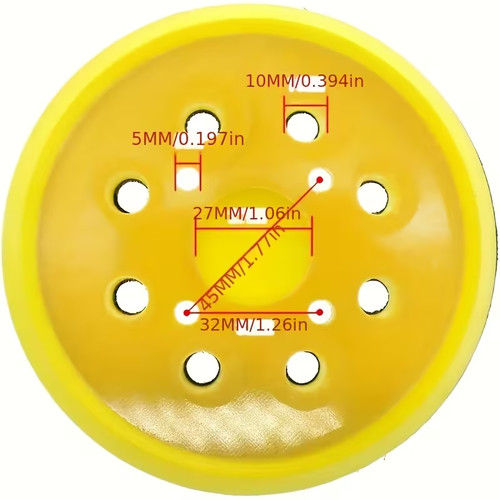 125mm 8 hole sander - /,