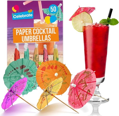 50pk paper cocktail umbrellas - paper,