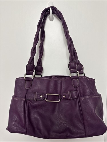 Women medium purple faux - medium,