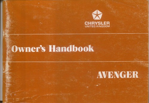 Chrysler avenger 1300 1600 - chrysler,