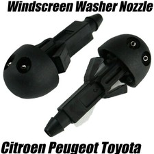 2x WASHER JETS FOR PEUGEOT 107