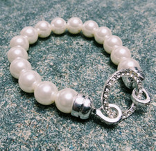 Bead Pearl Bracelet Ivory