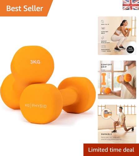 Neoprene dumbbells set 10kg - dumbbells, 1-10kg