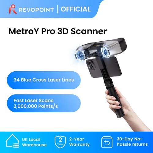 Revopoint metroy pro laser - pro, 3d