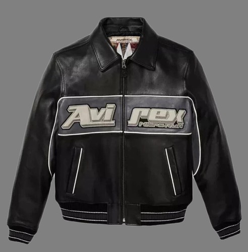 Leather varsity jacket - varsity, men’s