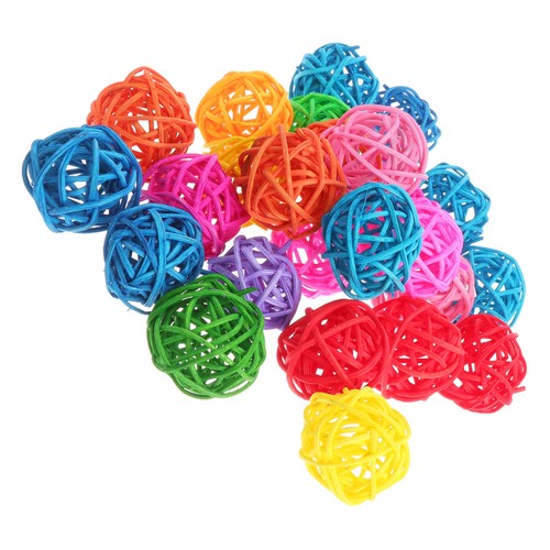 Pcs colorful 3cm rattan - 3cm,