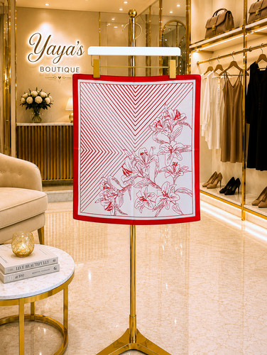 Maxx red white floral - red,