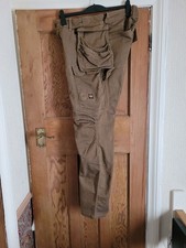 Engelbert Strauss Work Trousers Size 36R  Gold Colour 32 leg multi pocket