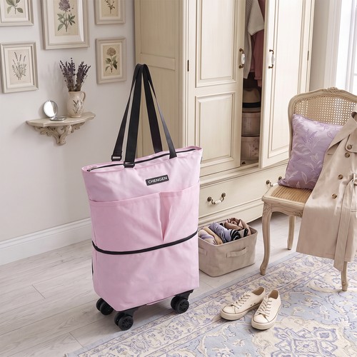 Rolling duffle bag foldable - rolling,