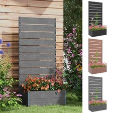 Garden planter with trellis - with,