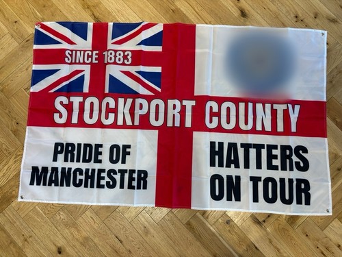 5x3ft stockport county - 5x3ft,