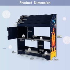 3 in 1 Toy Book Shelf Kids