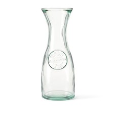 Re-Generation Glass Jug Large Pitcher 800ml Cap Recycled Glass Dishwasher Safe
