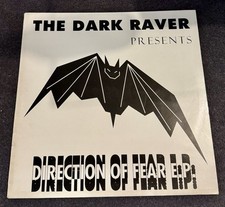 The Dark Raver Direction of Fear EP 12" 1991 Vinyl Hardcore Techno Gabber Makina