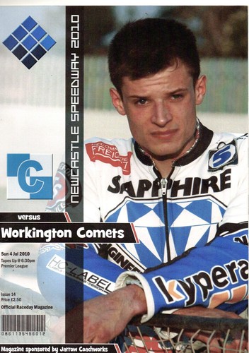 Speedway programme newcastle - newcastle, v