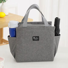 Thermal Insulated Lunch Bag Cool Bag Picnic Adult Kids Food Storage Lunch Box UK