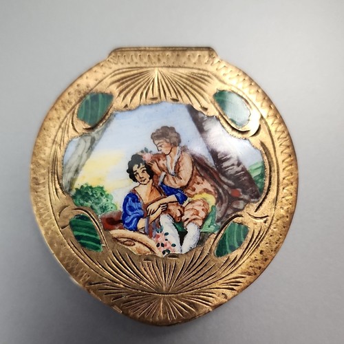 Vintage 800 silver snuff or - vintage,