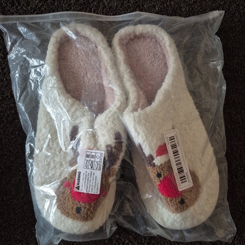 Bnip cream reindeer motif low - cream,
