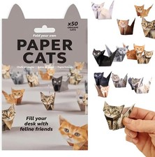 DIY Paper Cats ,50 Sheets 3D