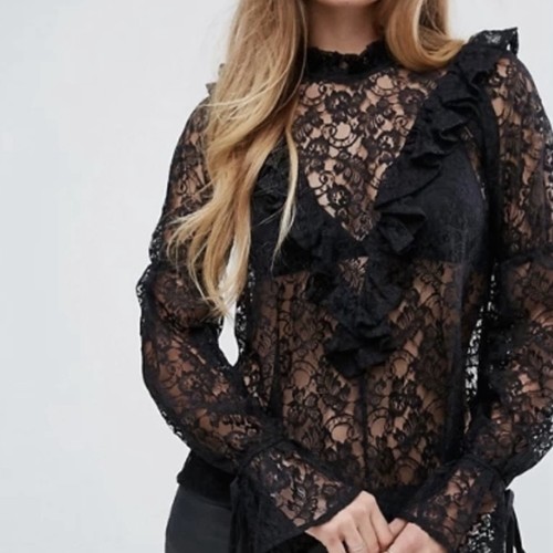 Asos womens lace blouse - asos, s