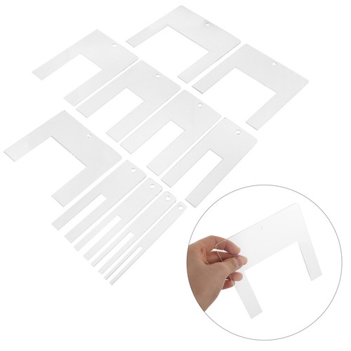 11pcs acrylic quick pleater - acrylic,
