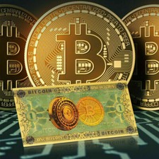 Bitcoin btc gold - bitcoin, foil