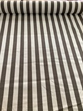 Striped cotton canvas fabric