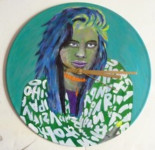 Hand painted Billie Eilish