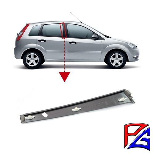 Rear right door pillar trim - right,