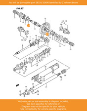 SUZUKI Circlip, 08331-31406