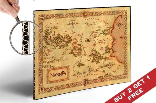 The chronicles narnia map - of,
