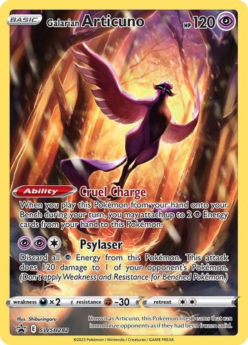 Galarian articuno holo promo - articuno,