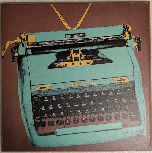 Retro royal typewriter - royal,