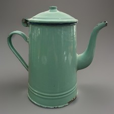 Vintage Lt.  Green Enamelware