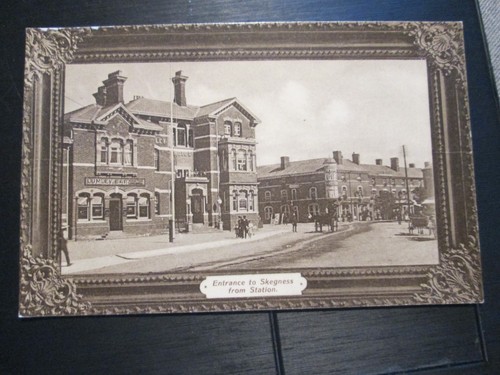 Postcard skegness entrance - postcard,