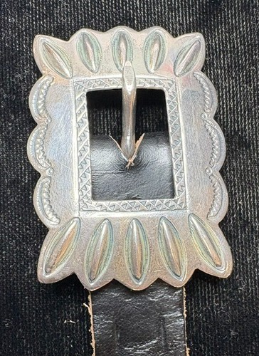 Vintage sterling silver concho - silver,