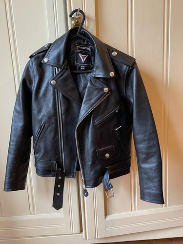 Kids skintan leather jacket - kids,
