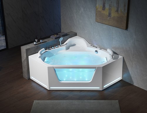 Corner bath tub - tub, hot