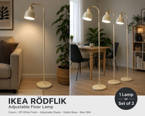 Ikea rödflik cream floor - floor, lamp