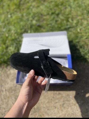 Birkenstock boston clogs - boston, suede