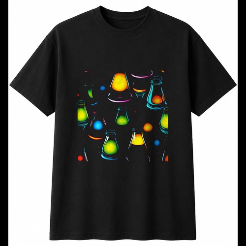 Lava lamp portrait - lava, retro