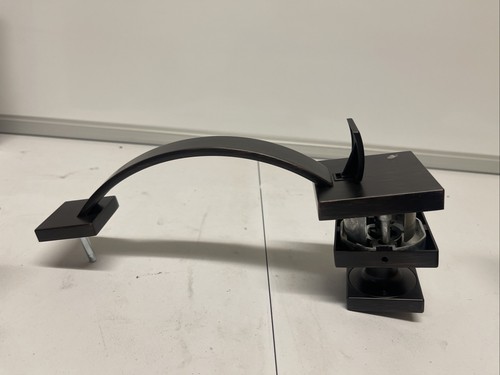 Black indoor door handle - black,