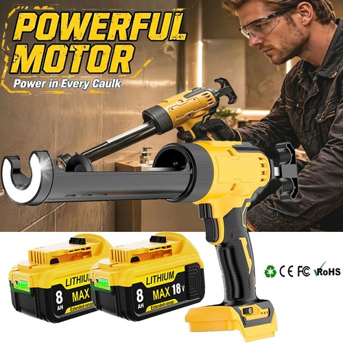 Speeds cordless caulking - 6, gun