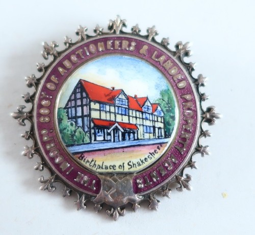 Scarce silver enamel - , fob