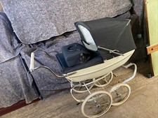 1997 Vintage Silver Cross Dolls Pram And Bag 