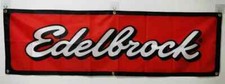 Edelbrock 1.5x5ft Sign Carb