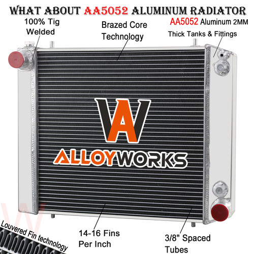 Row radiator for 1989 1994 - 3-row, 1989-1994